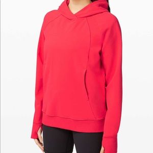 Lululemon 12 Scuba Pullover Hoodie Carnation Red